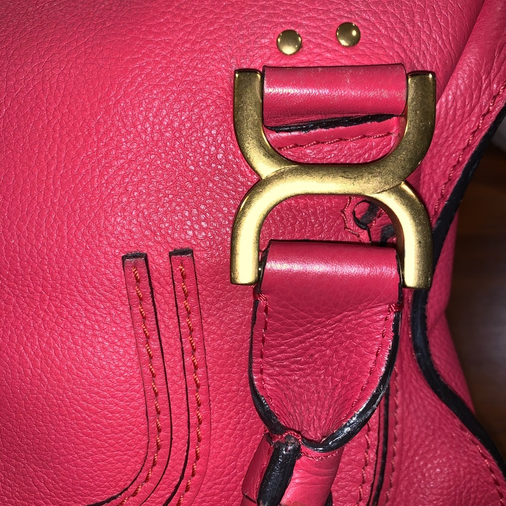 Chloé Large Leather Marcie Bag - Picture 5 of 7